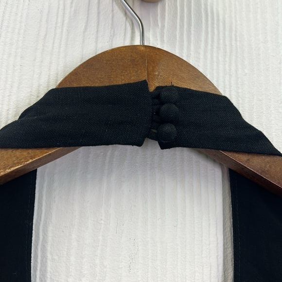 REFORMATION - Deliah 100 % Linen V Neck Halter Neckline Maxi Dress Size 16 - Picture 13 of 13